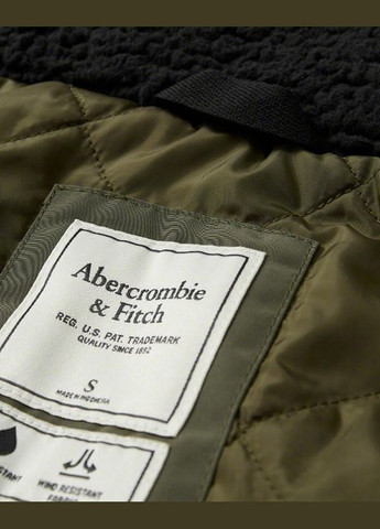 Оливкова демісезонна куртка демісезонна - жіноча куртка af5462w Abercrombie & Fitch