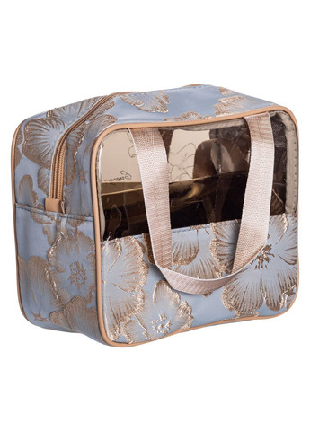 Набір прозорих жіночих косметичок для дому 2 (шт) дорожня косметичка в сумку для косметики, макіяжу, ліків, пензлів Блакитний Yiwu (370802276)