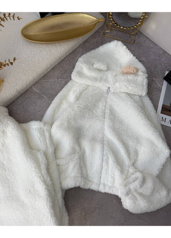 Білий демісезонний жіночий домашній костюм No Brand