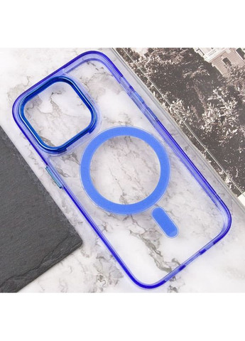 Чехол TPU Iris с MagSafe для Apple iPhone 13 Pro (6.1") Синий Epik (372972596)