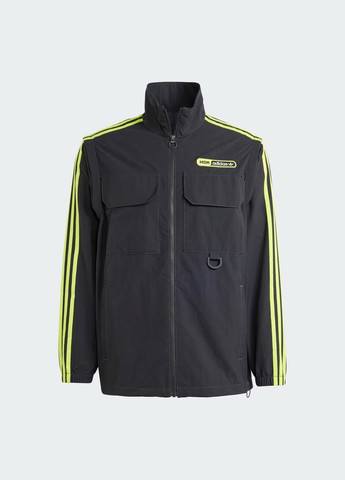 Чорна демісезонна спортивна куртка adidas