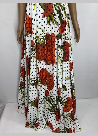 Белое праздничный платье клеш No Brand персонажи