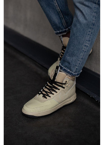 Бежеві Осінні кросівки чоловічі nike lunar force 1 duckboot найк дакбут No Brand