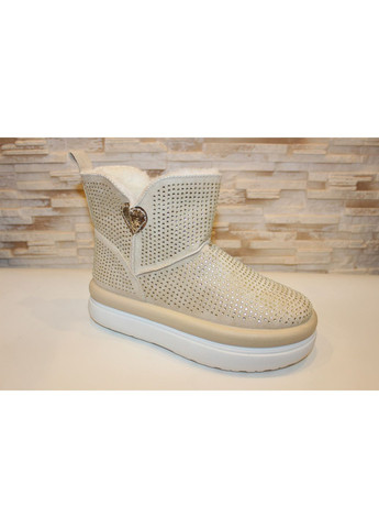 бежеві No Brand Уггі жіночі зимові (362354978)