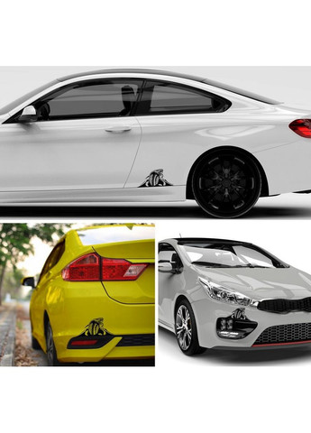 Наклейка на багажник бампер крило авто 3D TUNING STUDIO Кобра 345х160х0.060мм No Brand (362499757)