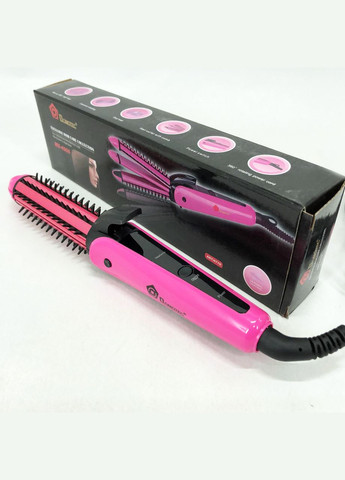 Щипцы для выравнивания, гофре, локоны, расческа с покрытием MS-4906 3в1 Domotec (364666014)