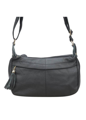 Жіноча шкіряна сумка 1t300-black Borsa Leather (322189624)
