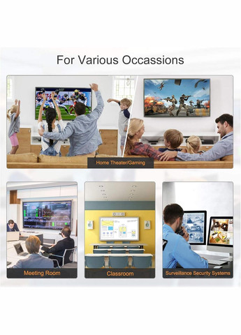 HDMI перемикач TESmart 4x1, 4K 60Hz, UHD, оптичний аудіовихід, пульт ДУ, підтримка HDR, Dolby Vision, червоний No Brand (338193291)