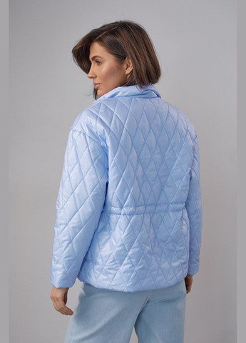 Голубая демисезонная женская куртка No Brand