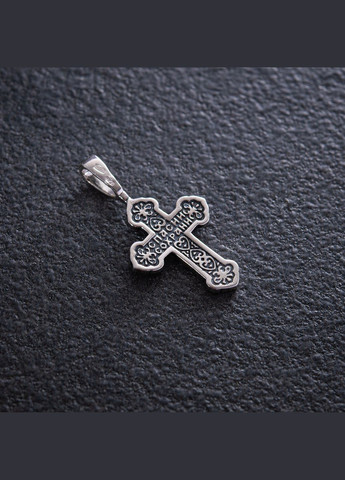Срібний православний хрестик 132704 Oniks (264022973)