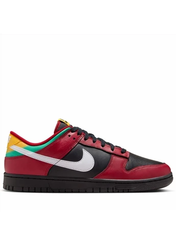 Комбіновані кросівки dunk low retro ltd biker tattoos red/black fz3057-001 демісезон Nike