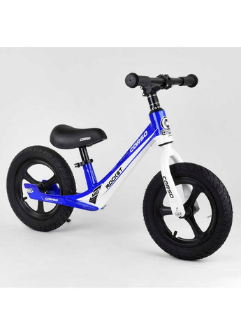 Велобіг дитячий 12'', з надувними колесами, магнієвою рамою та магнієвими дисками, підніжка Corso (282593389)
