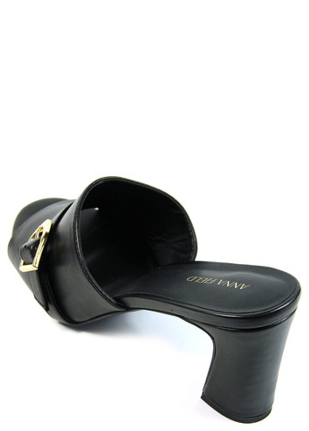 Черные женские шлепанцы Anna Field