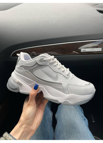 Білі Осінні кросівки чоловічі nike pro silver найк No Brand