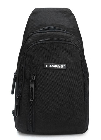 Чоловіча сумка тканинна чорна Lanpad (366293390)
