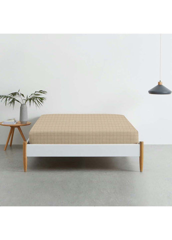 Двоспальна постіль з простирадлом на гумці Amber CS1 180х220 см Cosas (307474618)