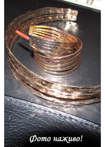 Стильный набор металлическое ожерелье и серьги скобы полоски, 1815 No Brand (370590413)