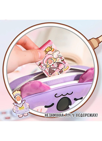 Мини-блокнот антистресс с наклейками, компактный блокнот с наклейками Утка-гурман 6х4 см 1шт (0045) No Brand (363820060)