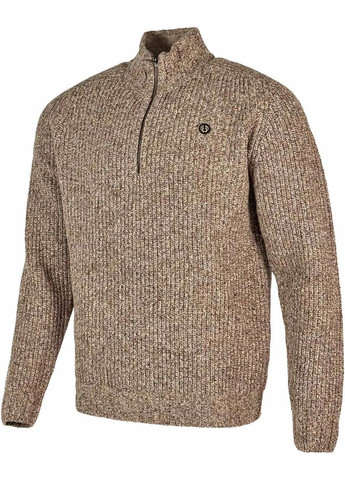 Пуловер Chevalier Groby Half Zip Wool Saddle Brown No Brand (317652949)