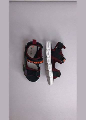 Бордовые детские сандалии с подсветкой 26 г 16,5 см бордовый артикул б326 Jong Golf