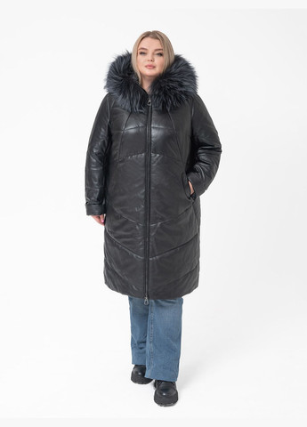 Черный зимний Пуховик Fabio Monti