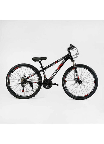 Велосипед спортивний, "GLOBAL", 21 швидкість, сталева рама, перемикачі Saiguan Corso (288184475)