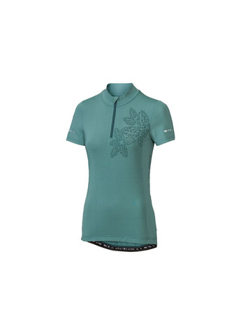 Бирюзовая велосипедная футболка с карманами для женщины 359147 Crivit