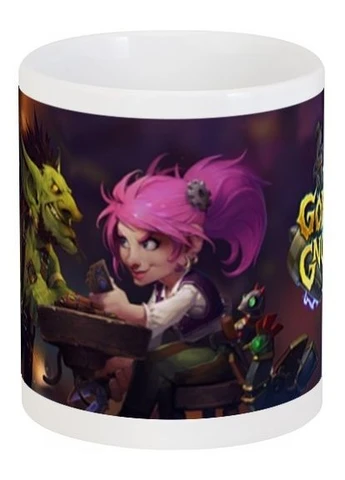 Чашка з принтом Гобліни та гноми Хартстоун Goblins Vs Gnomes Hearthstone CP 03.119 Кружка керамічна 0,33 GeekLand (378965784)