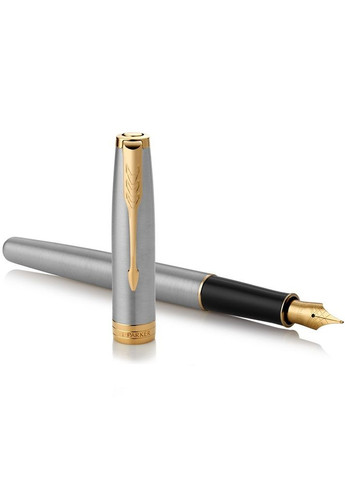 Набір SONNET Stainless Steel GT FP F пір'яна ручка + блокнот 84 111b24 Parker (316518540)