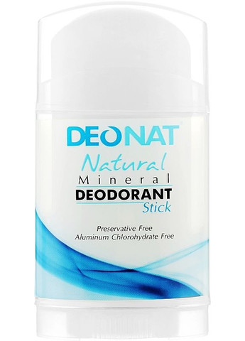 Минеральный дезодорант "Кристалл" чистый, плоский, выкручивается Natural Mineral Deodorant Stick Twist-Up 100g (2-966896) Deonat (369797752)