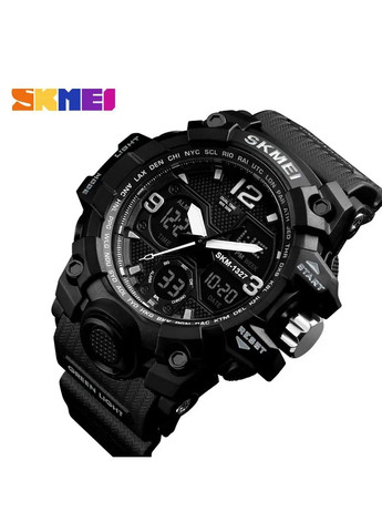 Чоловічий спортивний годинник 1327 Hamlet (Чорний) Skmei (314483710)