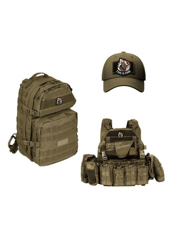 Шеврон на липучке This is fine 7,6х7,1 см, вышитый патч нашивка шеврон смешной IDEIA (317416676)