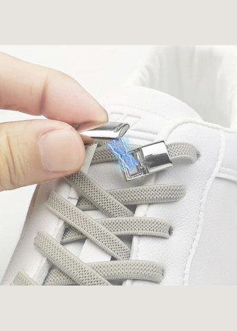 Еластичні шнурки без зав'язок з металевими пряжками China (356567489)