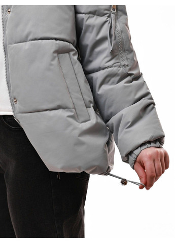 Блакитна зимня куртка зимова жіноча No Brand