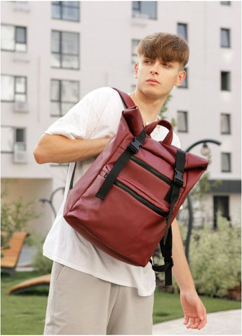 Чоловічий рюкзак ролл унісекс RollTop LTT бордо (R-24238005m-VS) Sambag (302450117)