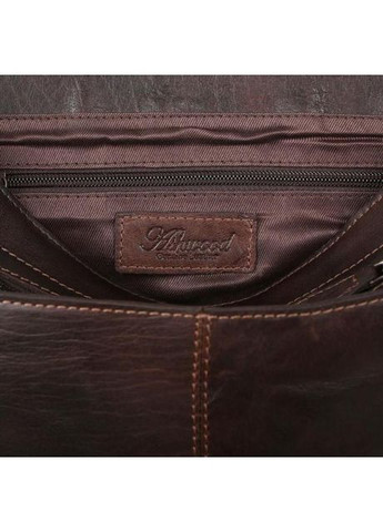 Сумка планшет через плече для документів та для телефону чоловіча з натуральної шкіри середня Коричневий 37378 Ashwood (352527471)