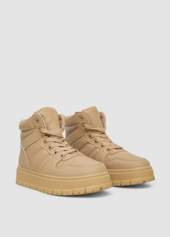 Кросівки жіночі зимові на хутрі, 248RMB03 Ager темно-бежеві зими (360859677)