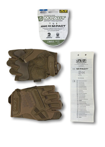 Рукавички тактичні Mechanix M-Pact Fingerless Coyote Gloves Coyote Mechanix Wear (315822820)