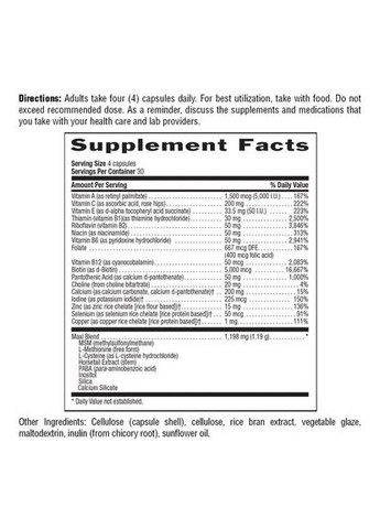 Вітаміни для волосся Maxi Hair Plus 5000 мкг біотину 120 капсул Country Life (361118971)