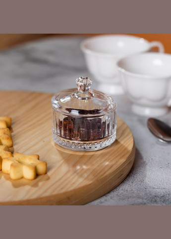 Цукерниця з кришкою High Quality із кришталевого скла, diamonds Yiwu (326599348)