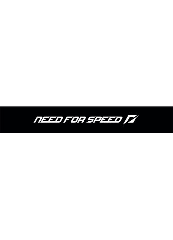 Наклейка на лобове скло авто 3D TUNING STUDIO Need for speed 1300х200х0.080мм No Brand (362499814)