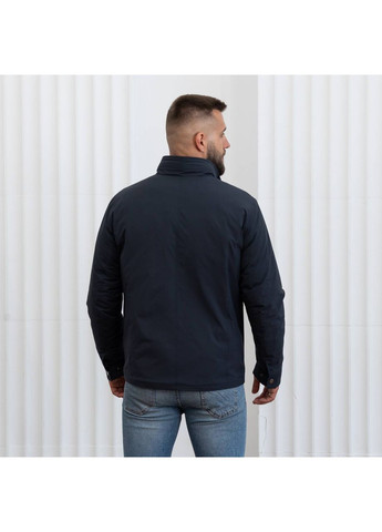 Синя зимня демісезонна чоловіча куртка великого розміру SK