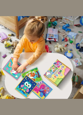 Детский набор для творчества картины с песка 6 в 1 KP-001 Alexes (337511578)