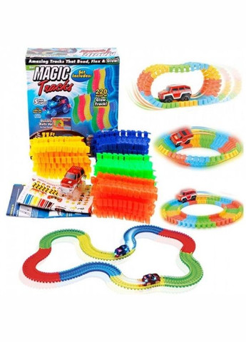 Автотрек гоночная трасса с одной машинкой 220 деталей (2038214842) Magic Tracks (336890127)