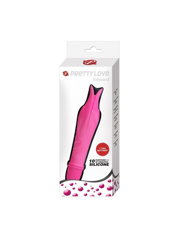 Вибратор многоскоростной Edward розовый, 14.5 см х 2.9 см Pretty Love (347299527)