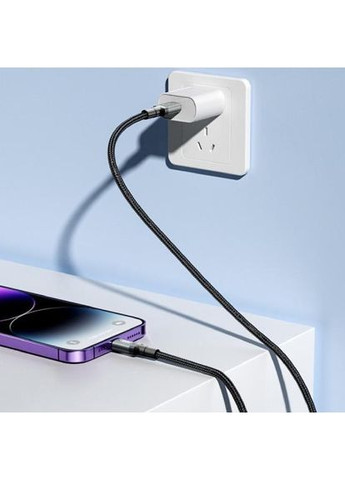 Кабель NBQ264A USB Type-C - USB Type-C 240W 2 м Black (NBQ264B_C_Black) XO (363837762)