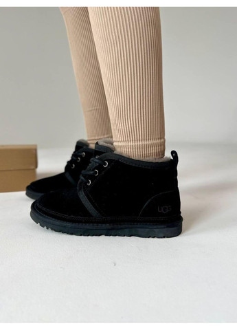 Жіночі Уггі UGG Neumel Black (Замша) (366196859)
