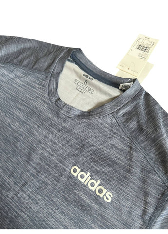 Сіра футболка з коротким рукавом adidas Climalite