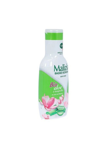 Гель-піна для душу та ванни Біо Алоє Вера та Магнолія Bio Aloe e Magnolia 1 л Malizia (369717762)