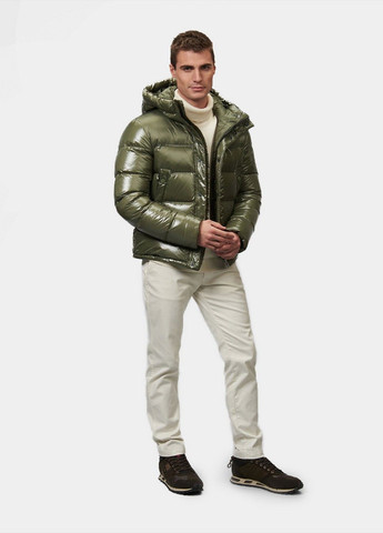 Зеленый Пуховик Blauer